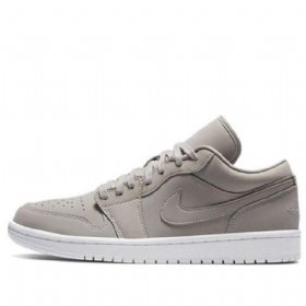 Nike Air Jordan 1 Low Tops Retro Basketball Sko Til Damer Grå