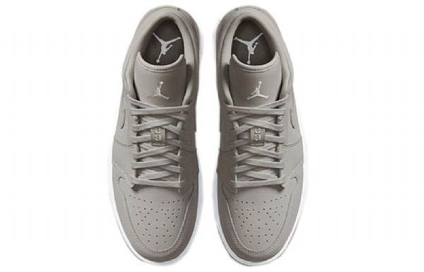 Nike Air Jordan 1 Low Tops Retro Basketball Sko Til Damer Grå