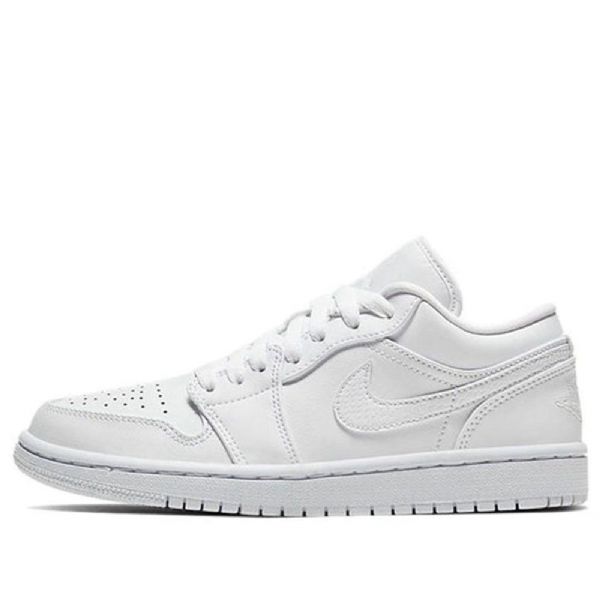 Nike Air Jordan 1 Low Tops Retro Basketball Sko Til Damer Hvid