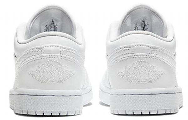 Nike Air Jordan 1 Low Tops Retro Basketball Sko Til Damer Hvid