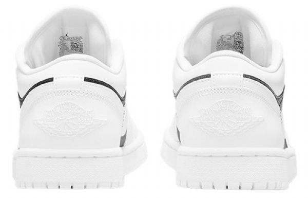 Nike Air Jordan 1 Low Tops Retro Basketball Sko Til Damer Hvid