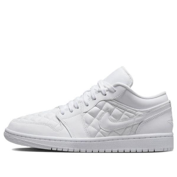 Nike Air Jordan 1 Low Tops Retro Basketball Sko Til Damer Hvid