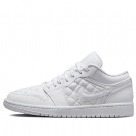 Nike Air Jordan 1 Low Tops Retro Basketball Sko Til Damer Hvid