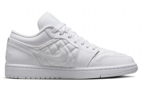 Nike Air Jordan 1 Low Tops Retro Basketball Sko Til Damer Hvid