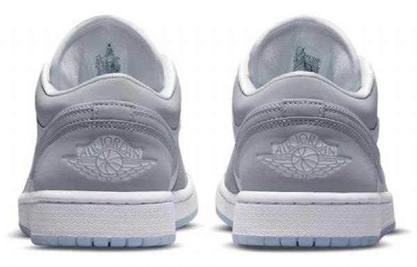 Nike Air Jordan 1 Low Tops Retro Basketball Sko Til Damer Hvid Grå