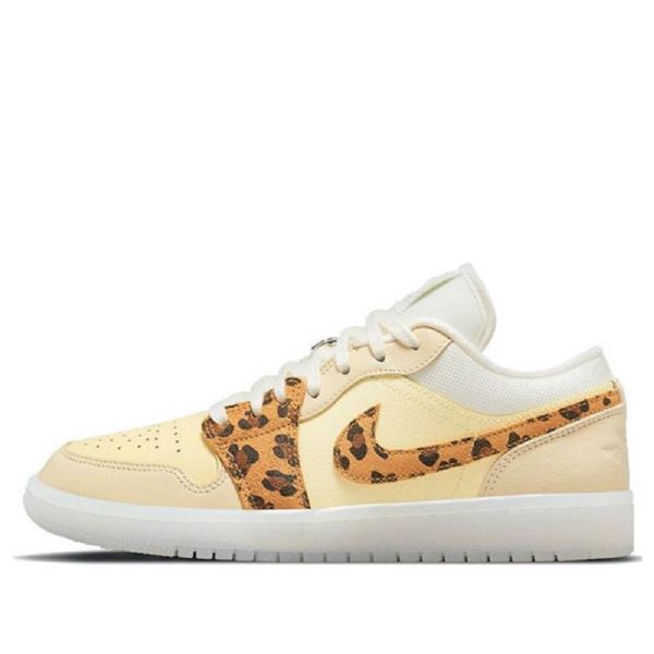 Nike Air Jordan 1 Low Tops Retro Basketball Sko Til Damer Khaki