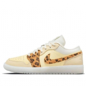 Nike Air Jordan 1 Low Tops Retro Basketball Sko Til Damer Khaki