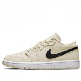 Nike Air Jordan 1 Low Tops Retro Basketball Sko Til Damer Khaki