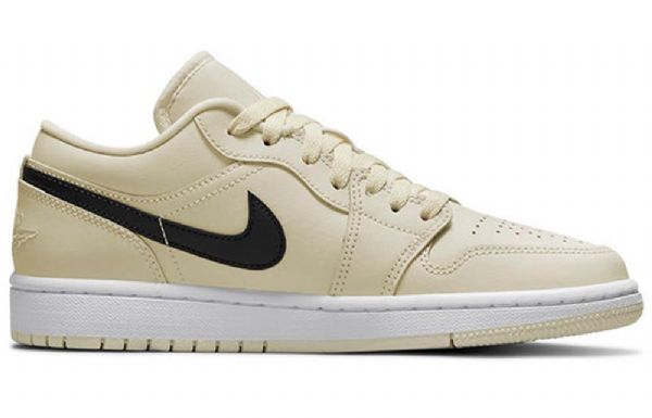 Nike Air Jordan 1 Low Tops Retro Basketball Sko Til Damer Khaki