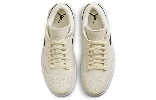 Nike Air Jordan 1 Low Tops Retro Basketball Sko Til Damer Khaki