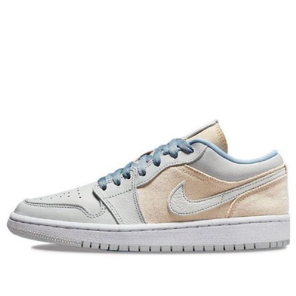 Nike Air Jordan 1 Low Tops Retro Basketball Sko Til Damer Khaki