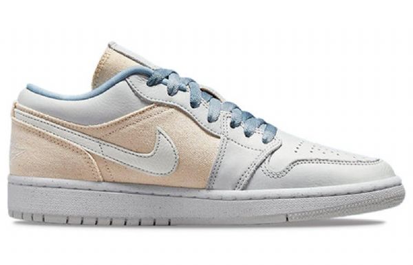 Nike Air Jordan 1 Low Tops Retro Basketball Sko Til Damer Khaki