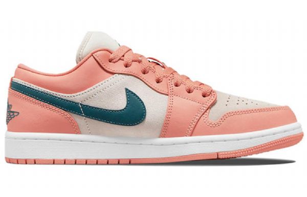 Nike Air Jordan 1 Low Tops Retro Basketball Sko Til Damer Light Coral
