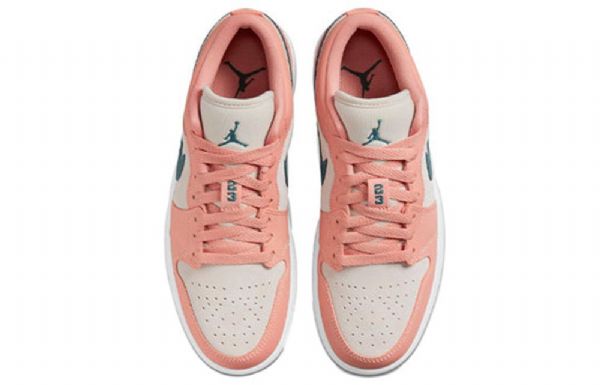 Nike Air Jordan 1 Low Tops Retro Basketball Sko Til Damer Light Coral
