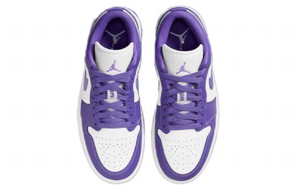 Nike Air Jordan 1 Low Tops Retro Basketball Sko Til Damer Lilla