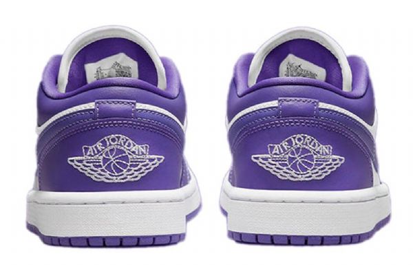 Nike Air Jordan 1 Low Tops Retro Basketball Sko Til Damer Lilla
