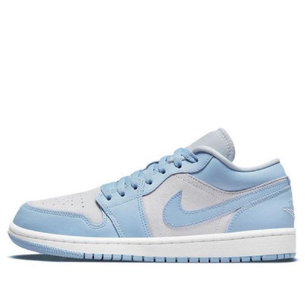 Nike Air Jordan 1 Low Tops Retro Basketball Sko Til Damer Lyseblå