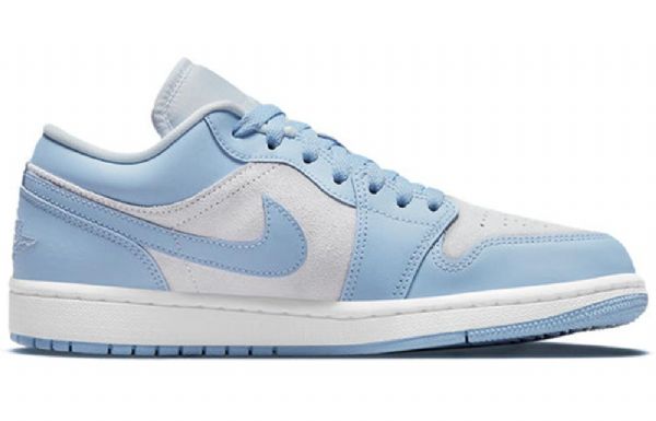 Nike Air Jordan 1 Low Tops Retro Basketball Sko Til Damer Lyseblå
