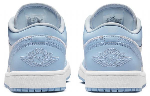 Nike Air Jordan 1 Low Tops Retro Basketball Sko Til Damer Lyseblå