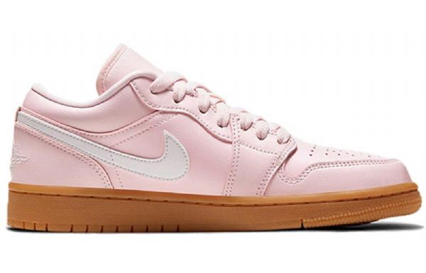 Nike Air Jordan 1 Low Tops Retro Basketball Sko Til Damer Lyserød