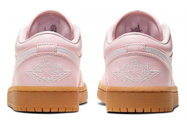 Nike Air Jordan 1 Low Tops Retro Basketball Sko Til Damer Lyserød