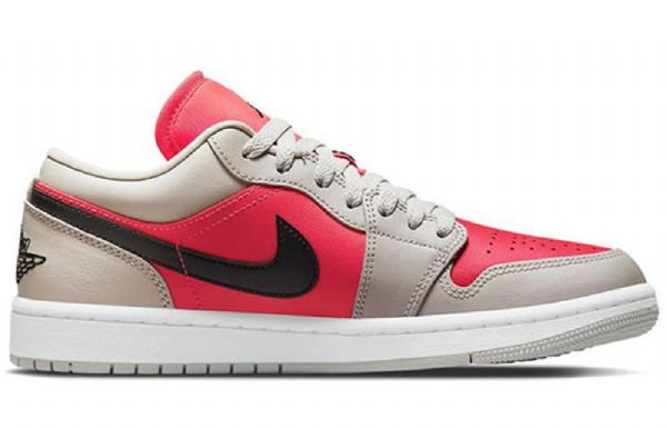 Nike Air Jordan 1 Low Tops Retro Basketball Sko Til Damer Lyserød