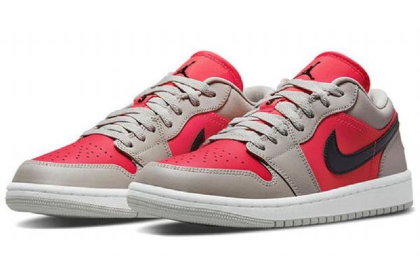 Nike Air Jordan 1 Low Tops Retro Basketball Sko Til Damer Lyserød