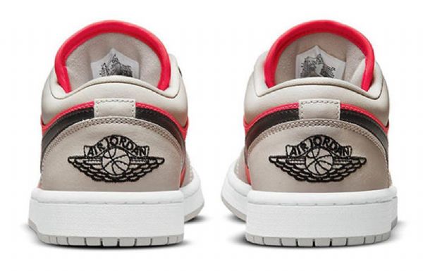Nike Air Jordan 1 Low Tops Retro Basketball Sko Til Damer Lyserød