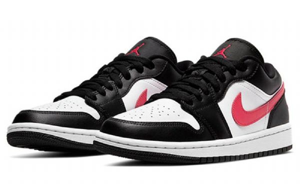 Nike Air Jordan 1 Low Tops Retro Basketball Sko Til Damer Rød