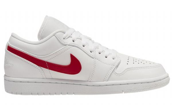 Nike Air Jordan 1 Low Tops Retro Basketball Sko Til Damer Rød
