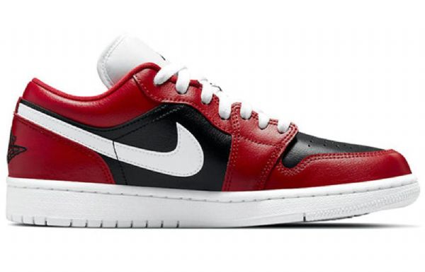 Nike Air Jordan 1 Low Tops Retro Basketball Sko Til Damer Rød Hvid