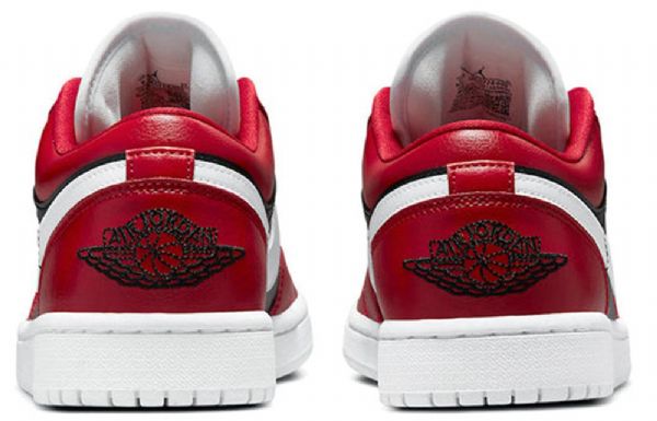 Nike Air Jordan 1 Low Tops Retro Basketball Sko Til Damer Rød Hvid