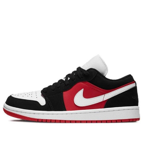 Nike Air Jordan 1 Low Tops Retro Basketball Sko Til Damer Rød Sort