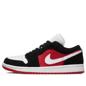 Nike Air Jordan 1 Low Tops Retro Basketball Sko Til Damer Rød Sort