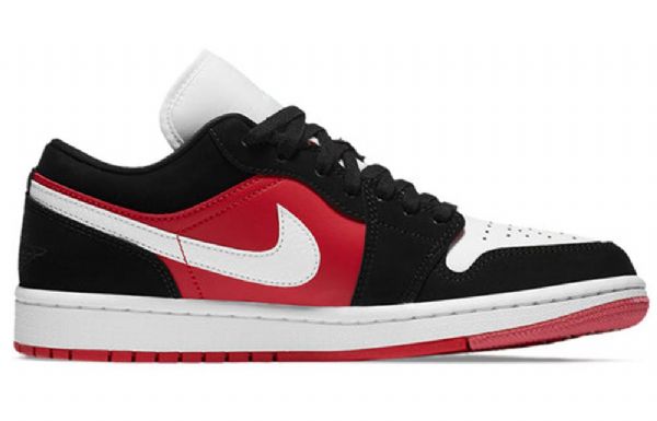 Nike Air Jordan 1 Low Tops Retro Basketball Sko Til Damer Rød Sort