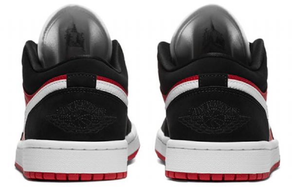 Nike Air Jordan 1 Low Tops Retro Basketball Sko Til Damer Rød Sort