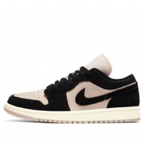 Nike Air Jordan 1 Low Tops Retro Basketball Sko Til Damer Sort