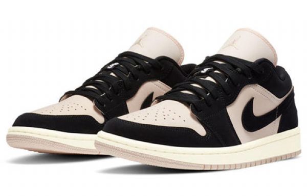 Nike Air Jordan 1 Low Tops Retro Basketball Sko Til Damer Sort