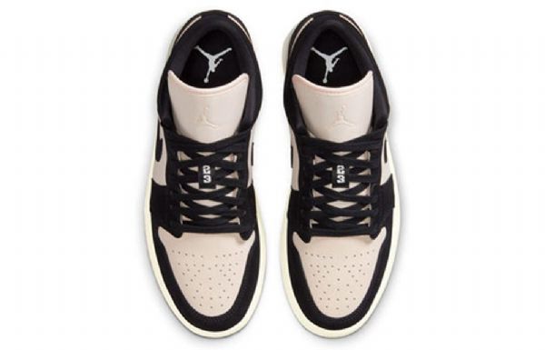 Nike Air Jordan 1 Low Tops Retro Basketball Sko Til Damer Sort