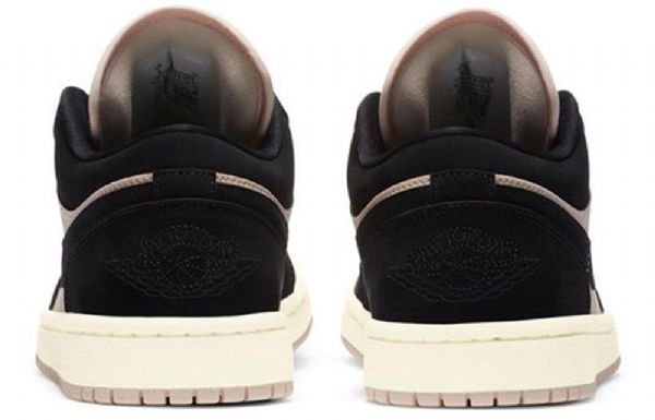 Nike Air Jordan 1 Low Tops Retro Basketball Sko Til Damer Sort