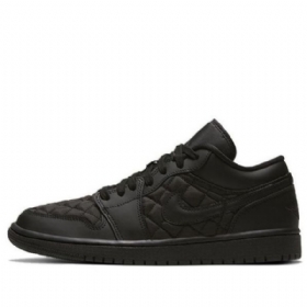 Nike Air Jordan 1 Low Tops Retro Basketball Sko Til Damer Sort