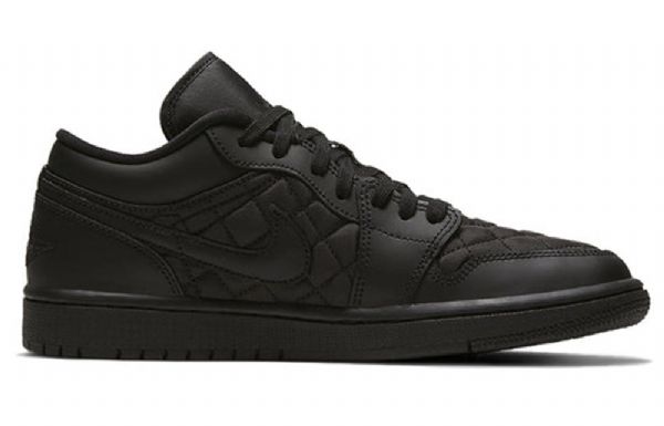 Nike Air Jordan 1 Low Tops Retro Basketball Sko Til Damer Sort