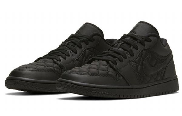 Nike Air Jordan 1 Low Tops Retro Basketball Sko Til Damer Sort