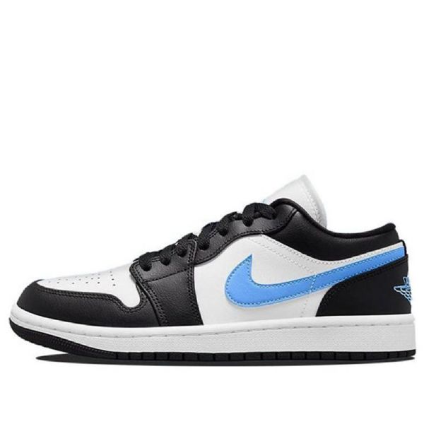 Nike Air Jordan 1 Low Tops Retro Basketball Sko Til Damer Sort Blå