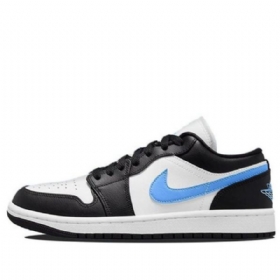 Nike Air Jordan 1 Low Tops Retro Basketball Sko Til Damer Sort Blå