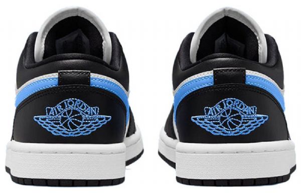 Nike Air Jordan 1 Low Tops Retro Basketball Sko Til Damer Sort Blå