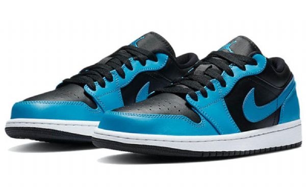 Nike Air Jordan 1 Low Tops Retro Basketball Sko Til Mænd Blå