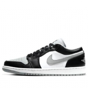 Nike Air Jordan 1 Low Tops Retro Basketball Sko Til Mænd Grå