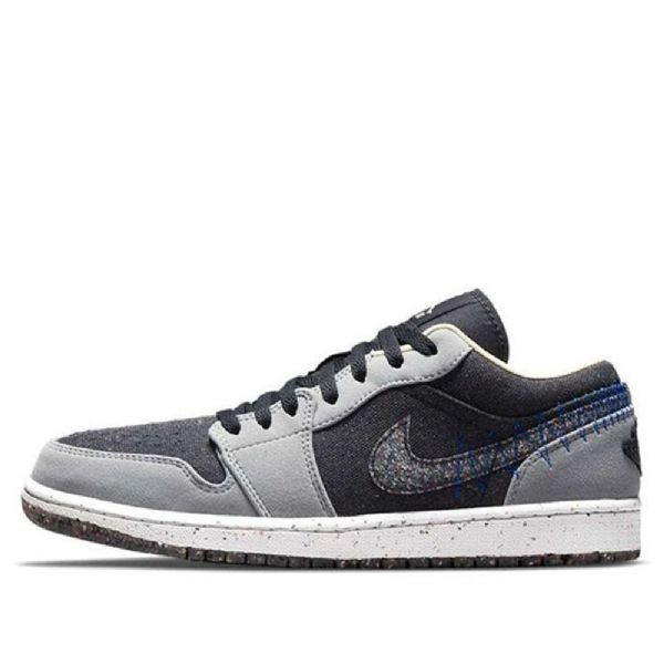 Nike Air Jordan 1 Low Tops Retro Basketball Sko Til Mænd Grå