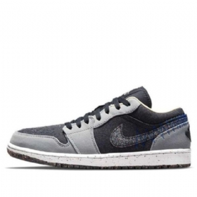 Nike Air Jordan 1 Low Tops Retro Basketball Sko Til Mænd Grå